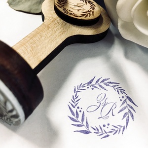 45mm Esküvői nyomda, pecsét kívánság szerint, esküvő, házasság, házasságkötés -  - Meska.hu