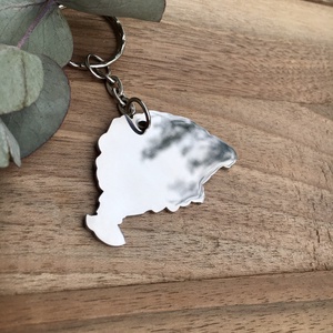 Nagy Magyarország formájú nemesacél kulcstartó, Táska & Tok, Kulcstartó & Táskadísz, Kulcstartó, Fémmegmunkálás, MESKA