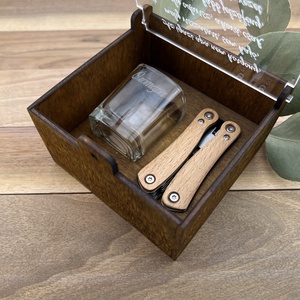 Ajándék szett díszdobozban világítótorony grafikával - esküvő - emlék & ajándék - szülőköszöntő ajándék - Meska.hu