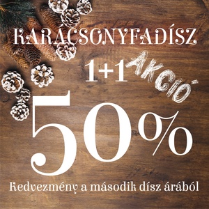 Két darab egyedi karácsonyfadísz, a második féláron - Meska.hu