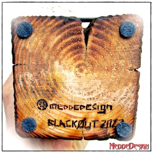 BlackOut Rustic Gyertyatartó - otthon & életmód - gyertya, illat, aroma - gyertyatartó - Meska.hu