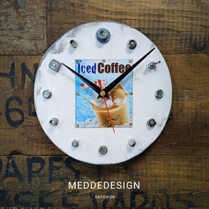 Fészer SufniTuning Recycle Falióra (IcedCoffee) - otthon & életmód - dekoráció - fali és függő dekoráció - falióra & óra - Meska.hu