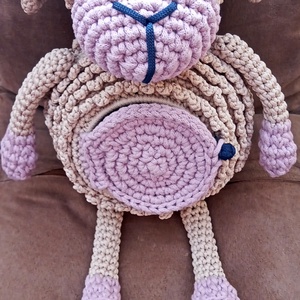 Egyedi horgolt baris bármitartó, Játék & Sport, Plüssállat & Játékfigura, Más figura, Horgolás, MESKA