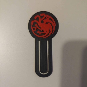 Trónok harca - Targaryen ház könyvjelző - könyv & zene - könyvjelző - Meska.hu