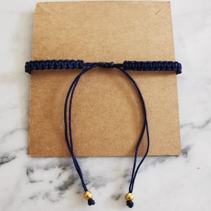 Makramé karkötő  - ékszer - karkötő - fonott karkötő - Meska.hu