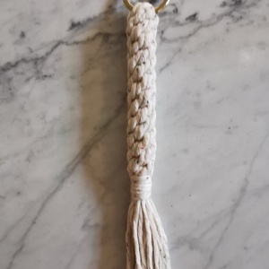 Makramé kulcstartó, Táska & Tok, Kulcstartó & Táskadísz, Kulcstartó, Csomózás, MESKA