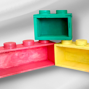 3 darabos, lego alakú polcszett - Meska.hu