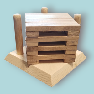 Tömör fa pohár alátét  - otthon & életmód - konyhafelszerelés, tálalás - tálalás - tányér- és poháralátét - Meska.hu