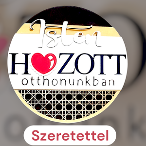 Ajtódísz  Isten hozott otthonunkban - Meska.hu