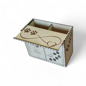 Személyre szabható kisállat urnatartó és emlékdoboz � lézervágott fa doboz 12�17 cm-es urnához - otthon & életmód - vallás - temetkezési tárgy - kisállat temetkezés - Meska.hu