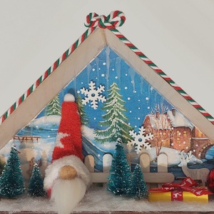 Manós adventi naptár fiókokkal - karácsony - adventi díszek - adventi naptár - Meska.hu