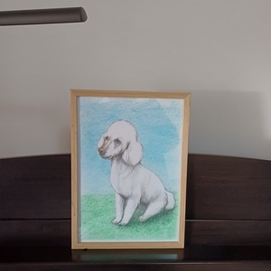 Pasztell rajz - Meska.hu