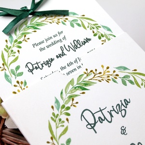 Greenery esküvői meghívó tasakkal és betétlappal - esküvő - meghívó & kártya - meghívó - Meska.hu Greenery esküvői meghívó tasakkal és betétlappal - esküvő - meghívó & kártya - meghívó - Meska.hu