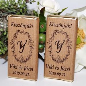 Köszönetajándék csoki vintage stílusban - Meska.hu