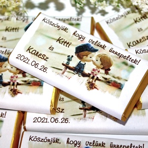 Köszönetajándék csoki vidám grafikával - Meska.hu