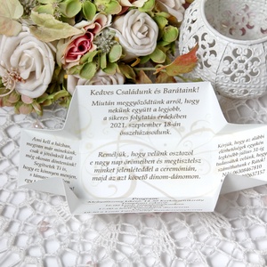 Esküvői meghívó tégla dobozban szív motívummal - esküvő - meghívó & kártya - meghívó - Meska.hu