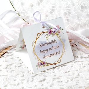 Virágmagos köszönetajándék ültetőkártyával - Meska.hu