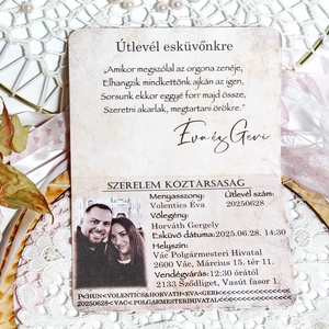 Útlevél esküvői meghívó - esküvő - meghívó & kártya - meghívó - Meska.hu