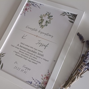 Keresztelő bizonyítvány / Keresztelő emléklap - játék & sport - keresztelőajándékok - Meska.hu