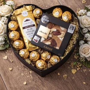 Golden elegance Valentin napi ajándék, Élelmiszer, Gourmet ajándékcsomag, , MESKA