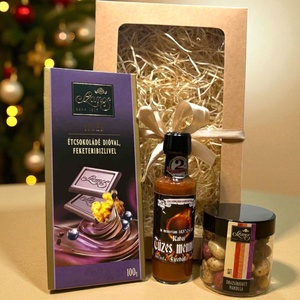 Férfi karácsonyi ajándékcsomag, Élelmiszer, Gourmet ajándékcsomag, Mindenmás, MESKA