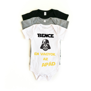 Vicces Babaruha Star Wars rajongó férjeknek - baba - mama - babaruházat - baba body - Meska.hu