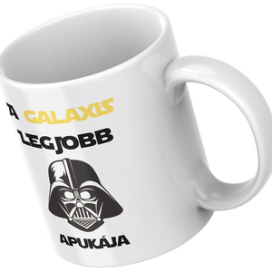 A galaxis legjobb apukája Star Wars bögre - otthon & életmód - konyhafelszerelés, tálalás - tálalás - bögre & csésze - Meska.hu