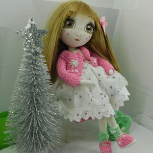 Zsuzsu baba ,kis táskával - játék & sport - baba & babaház - baba - Meska.hu