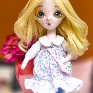 Zsuzsu baba kis táskával - játék & sport - baba & babaház - baba - Meska.hu