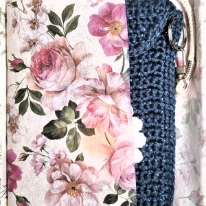 Virágos telefontok - táska & tok - kézitáska & válltáska - válltáska - Meska.hu