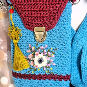 Virágos telefontok 2, Táska & Tok, Kézitáska & válltáska, Válltáska, , MESKA