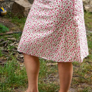 Virágos szoknya - ruha & divat - női ruha - szoknya - Meska.hu