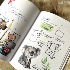 Rajzolj velem állatokat! könyv gyerekkönyv foglalkoztató könyv verses - könyv & zene - könyv - Meska.hu