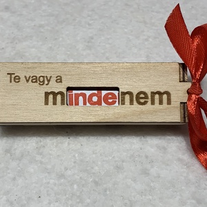 Te vagy a mindenem, Otthon & Életmód, Dekoráció, Asztal és polc dekoráció, Gravírozott táblák, , MESKA