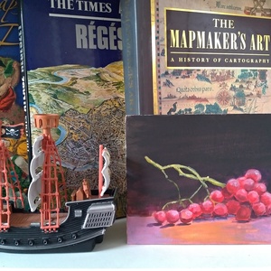 Szőlőfürt - művészet - festmény - akril - Meska.hu