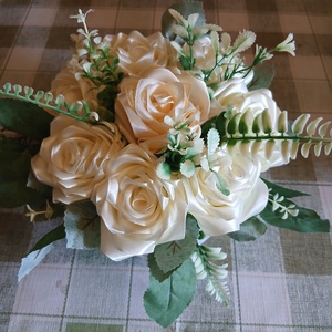 Szatén rózsa box, Otthon & Életmód, Dekoráció, Asztal és polc dekoráció, Asztaldísz, , MESKA