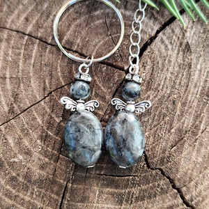 Larvikit angyal, Táska & Tok, Kulcstartó & Táskadísz, Táskadísz, Ékszerkészítés, MESKA