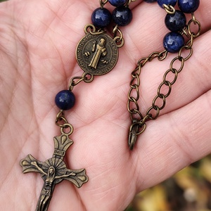 Rózsafüzér tized - aventurin - Meska.hu