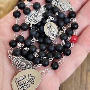 Hétfájdalmú  Szűzanya rózsafüzér , Otthon & Életmód, Vallás, Lánc & Füzér, Ékszerkészítés, MESKA