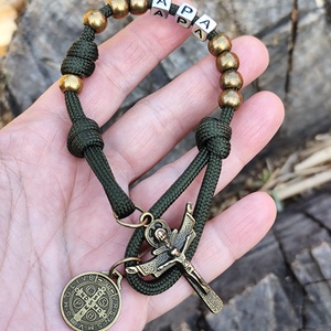 APA paracord rózsafüzér karkötő  - Meska.hu