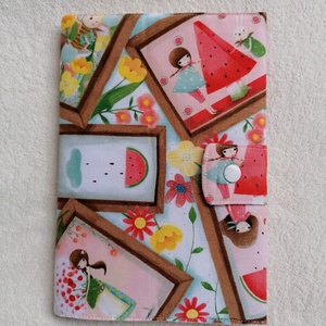 Mintás napló,jegyzetfüzet,neszeszerrel - otthon & életmód - papír, írószer - jegyzetfüzet & napló - Meska.hu