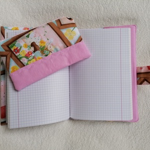 Mintás napló,jegyzetfüzet,neszeszerrel - otthon & életmód - papír, írószer - jegyzetfüzet & napló - Meska.hu