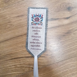 Könyvjelző idézettel - Meska.hu