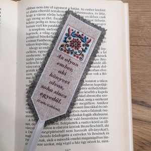 Könyvjelző idézettel - könyv & zene - könyvjelző - Meska.hu