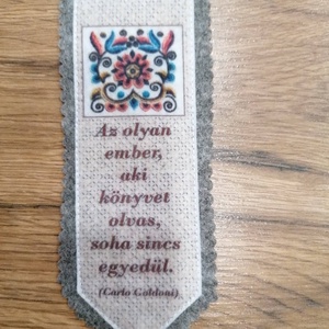Könyvjelző idézettel - könyv & zene - könyvjelző - Meska.hu