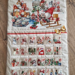 Adventi naptár,falra akasztható - Meska.hu