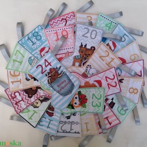 24db-Adventi kiscsizma - Meska.hu