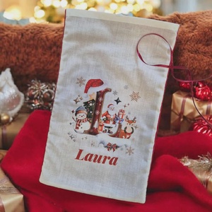 Névvel ellátott mikulászsák rendelhető - Meska.hu