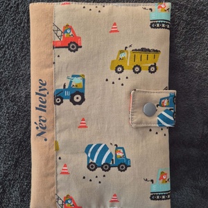 Egészségügyi kiskönyv borító rendelhető névvel, Baba - mama, Babaemlékek, Egészségügyi kiskönyv borító, Fotó, grafika, rajz, illusztráció, Varrás, MESKA