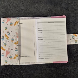 EÜ-kiskönyv borító - baba - mama - babaemlékek - egészségügyi kiskönyv borító - Meska.hu